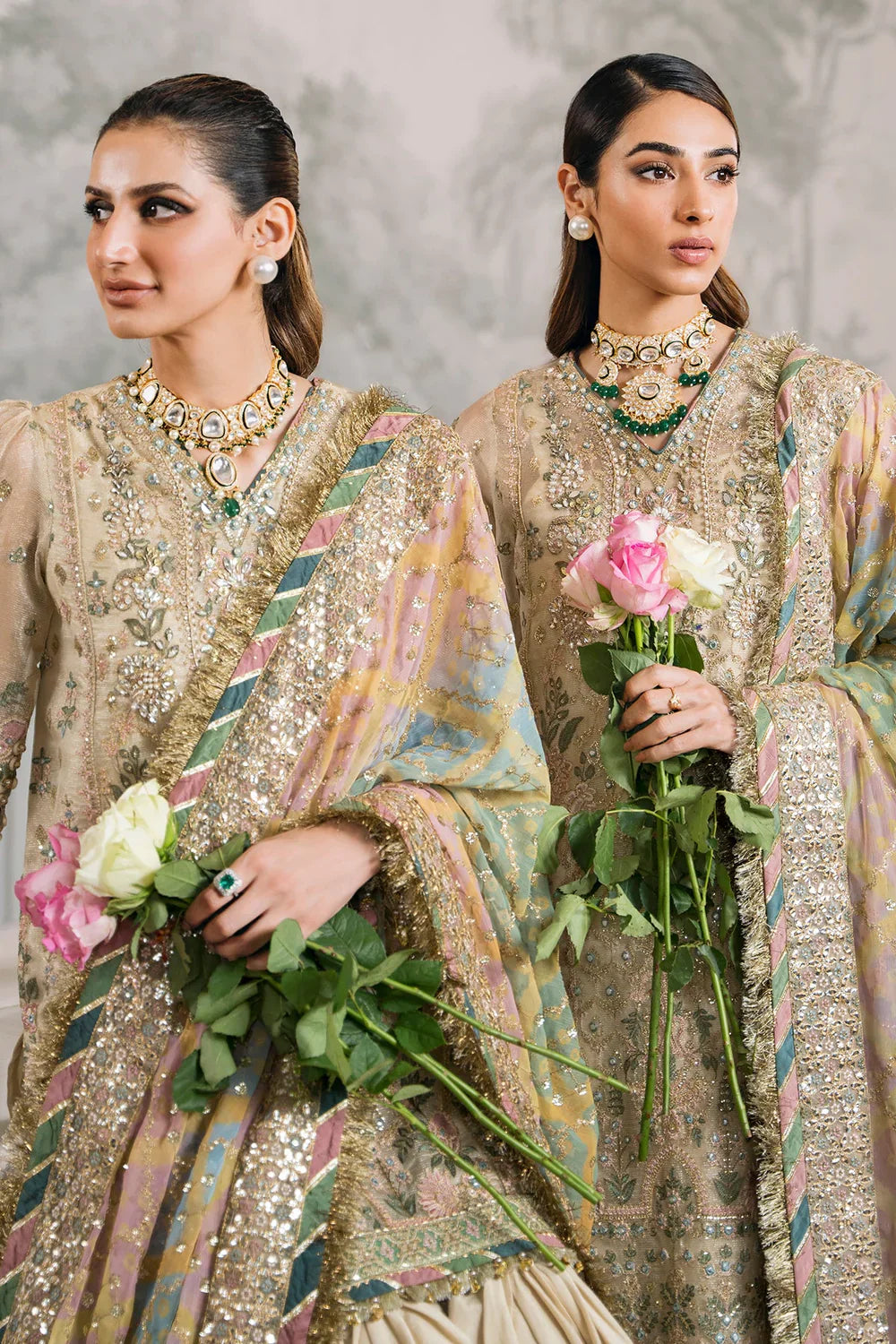Baroque | Chantelle Embroidered Collection | CH12-04 by Baroque - Designer Dress - Type: Ladies Clothes - Available at Libayah - 100% Original