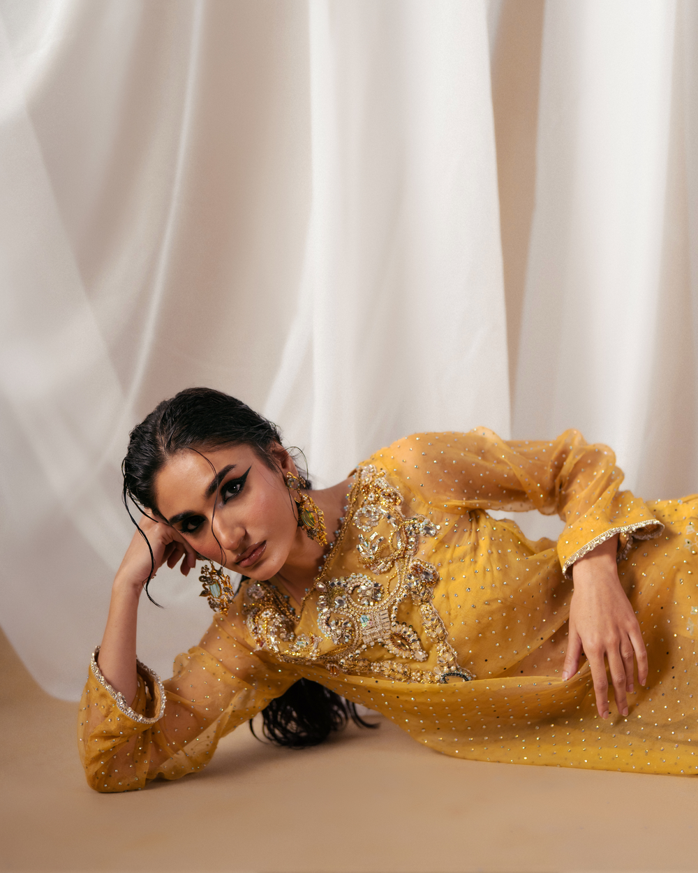 Vasal | Zyra Luxe Pret 26 | Golden Dusk by Vasal - Designer Dress  - Type : Ladies Clothes - Available at Libayah - 100% Original 