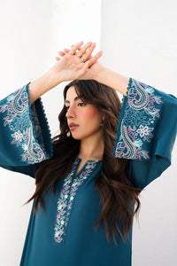 Azure | Chic Essentials | Aquamarine by Azure - Designer Dress  - Type : Ladies Clothes - Available at Libayah - 100% Original 
