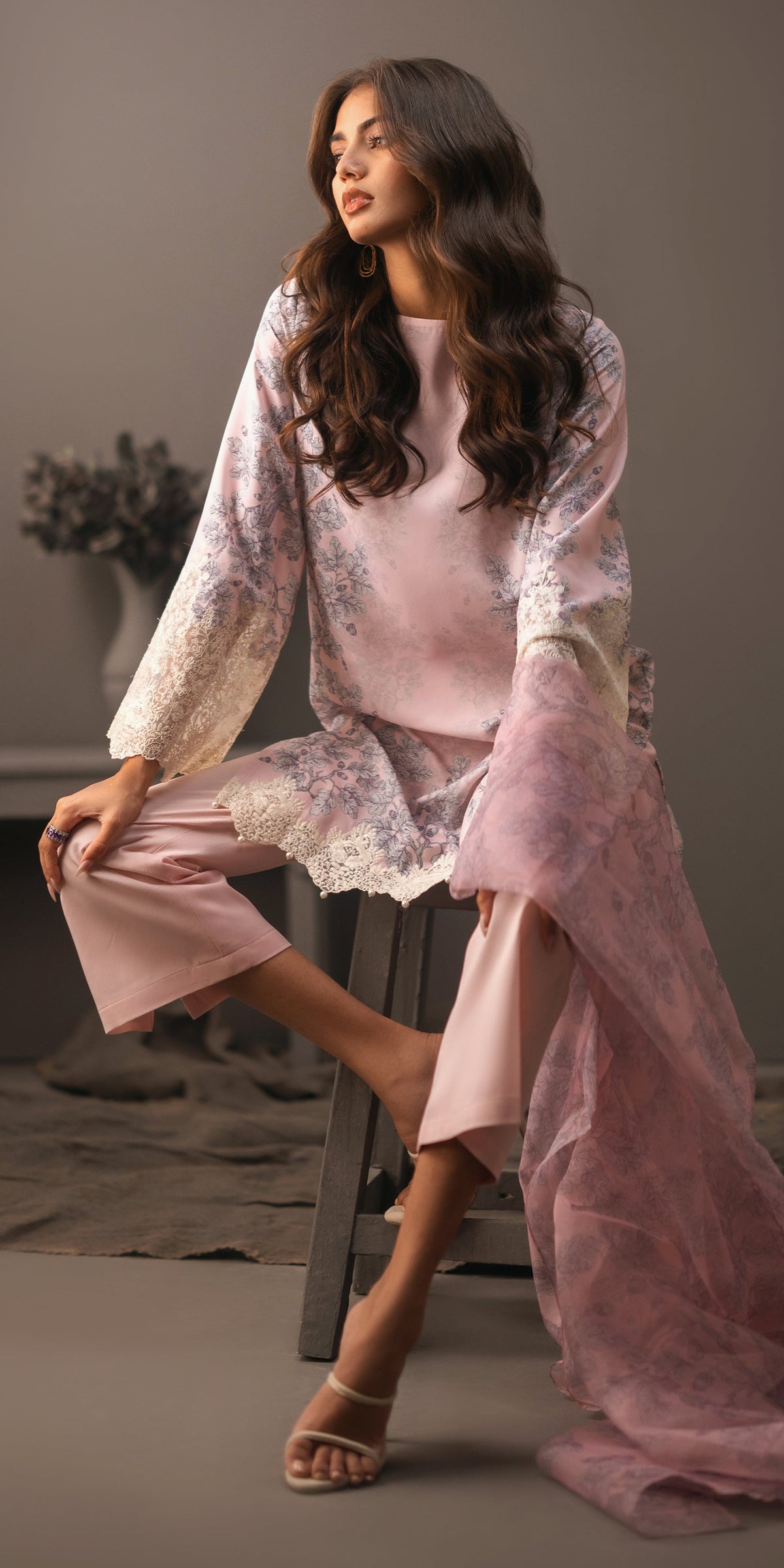 Erum Khan | Beyond Basic | GLOWING BEAT by Faiza Faisal - Designer Dress - Type: Ladies Clothes - Available at Libayah - 100% Original