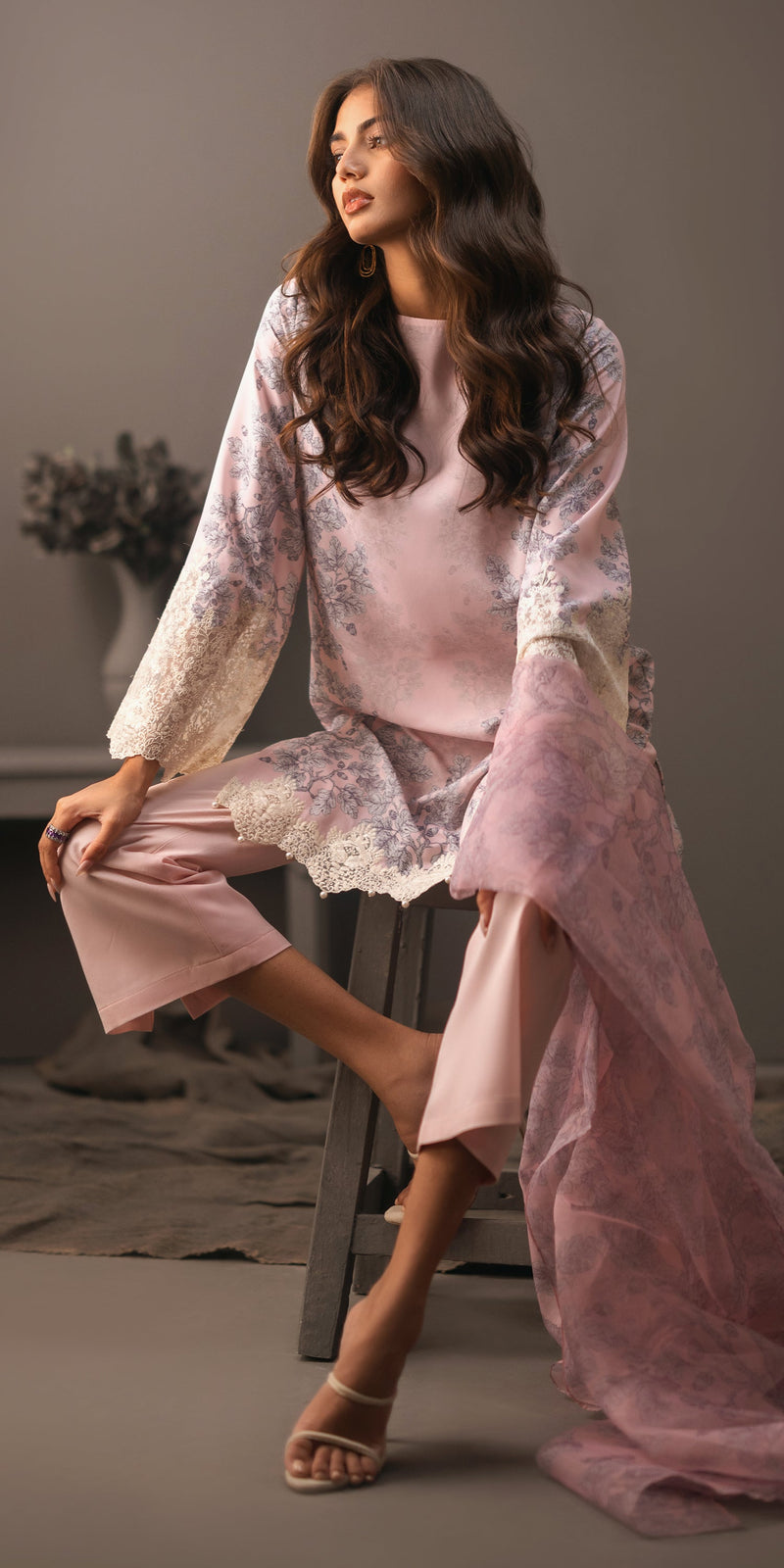 Erum Khan | Beyond Basic | GLOWING BEAT by Faiza Faisal - Designer Dress - Type: Ladies Clothes - Available at Libayah - 100% Original