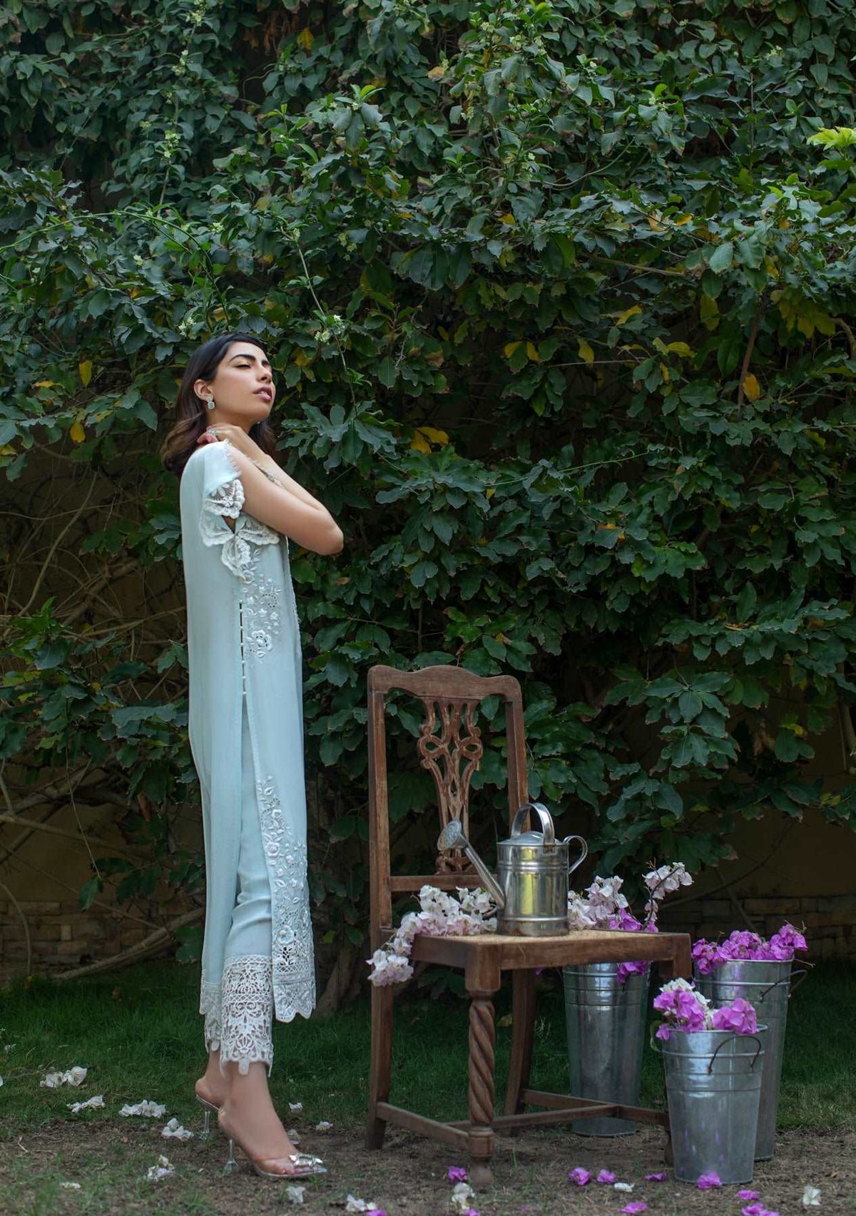 Afrozeh | Basic Pret 26 RTW | NACRE by Afrozeh - Designer Dress  - Type : Ladies Clothes - Available at Libayah - 100% Original 