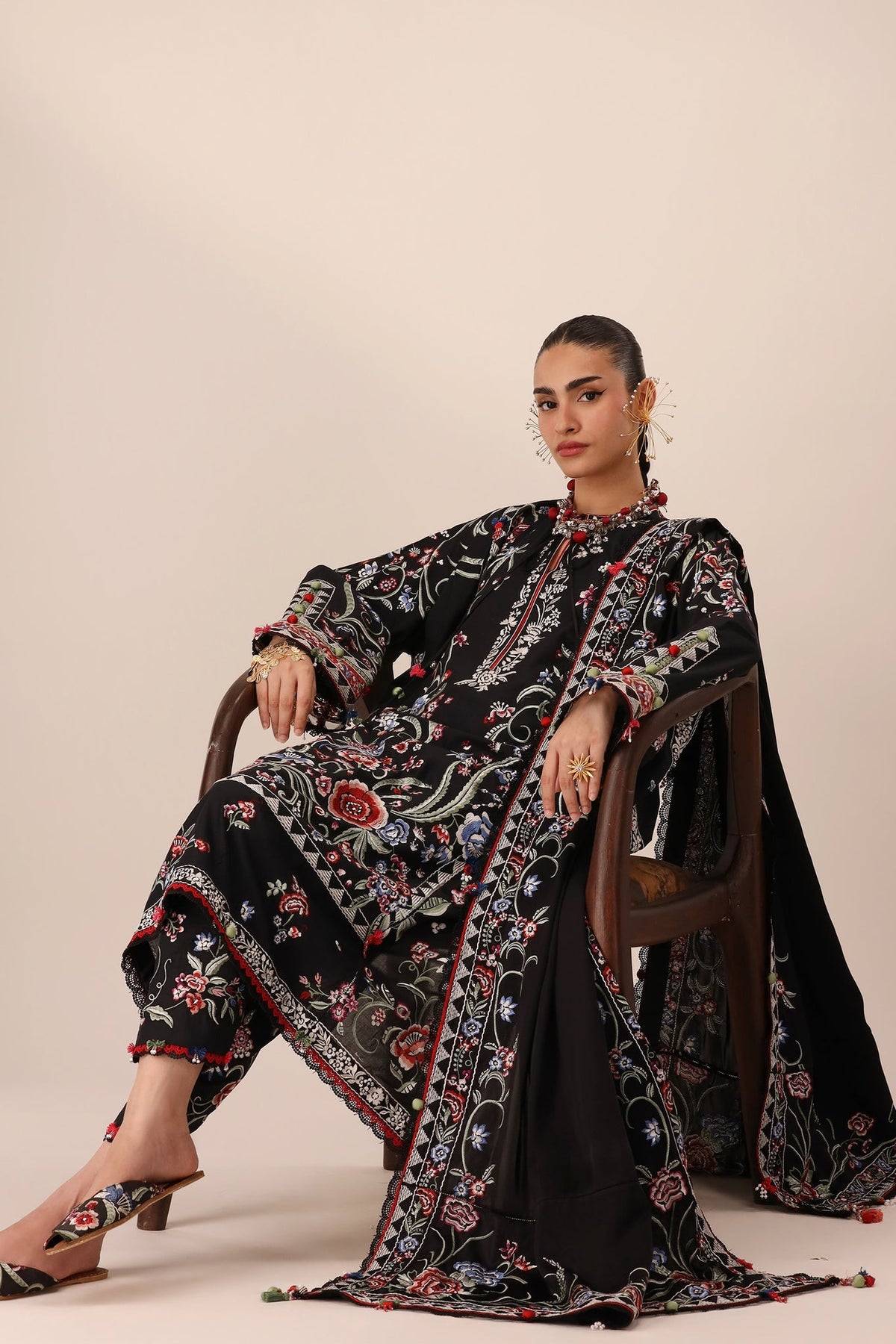 Elan | Stitched Pret 26 | ZABAR (EL26-01 A ST) by Elan - Designer Dress  - Type : Ladies Clothes - Available at Libayah - 100% Original 