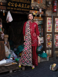 Zara Shahjahan | Coco Lawn 26 | Rivae-1B - by Libayah - Registered Vendor of : Zara Shahjahan - 100% Original Designer Dress