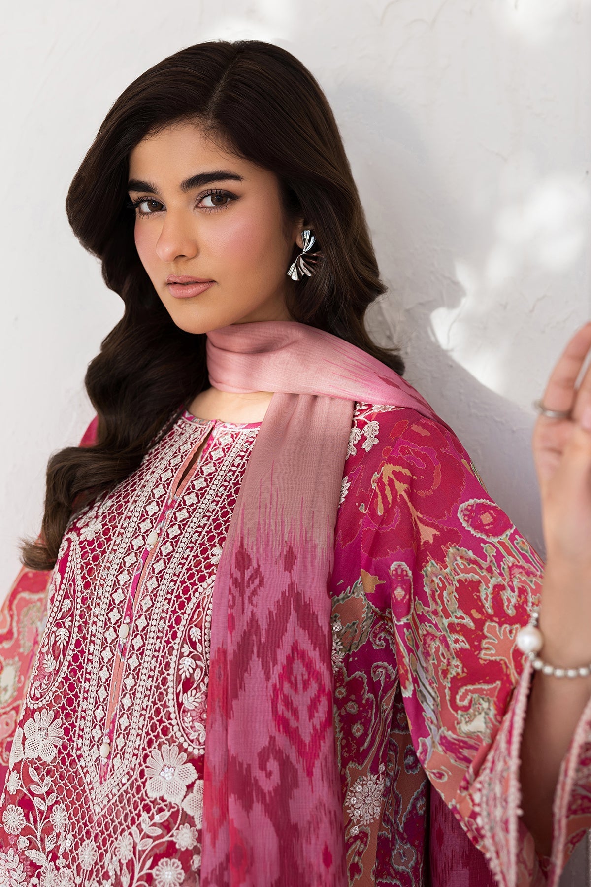 Baroque | Luxury Summer Pret | UF-4452 by Baroque - Designer Dress  - Type : Ladies Clothes - Available at Libayah - 100% Original 