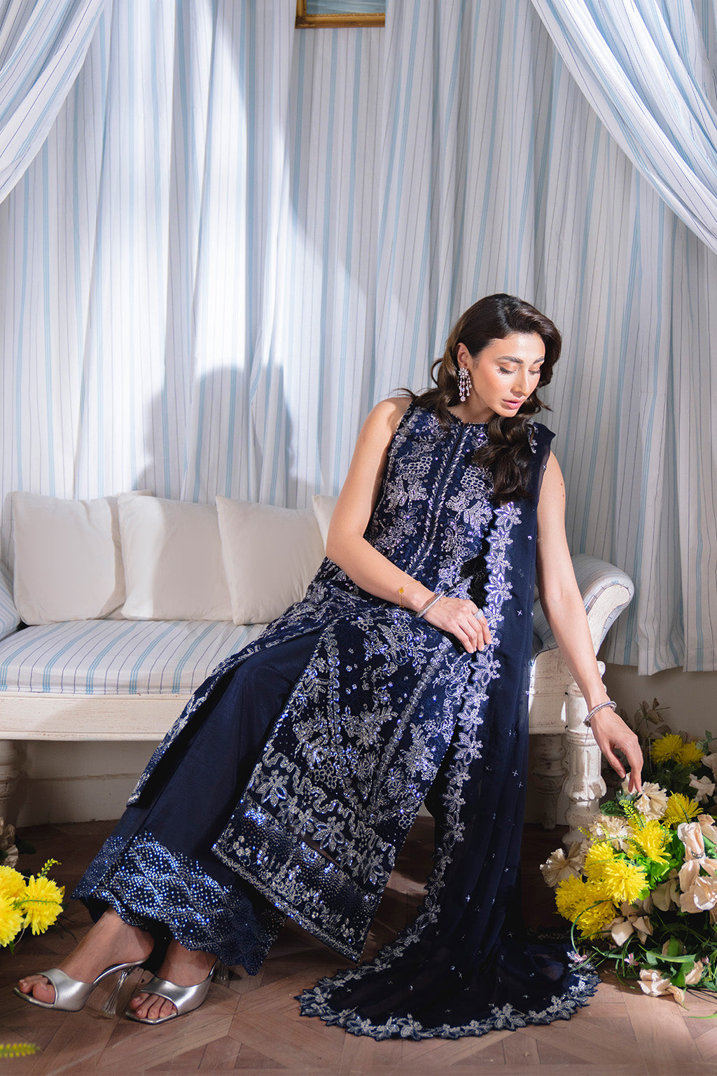 Neeshay | Dastaan Formals 25 | Neelisha by Neeshay - Designer Dress  - Type : Ladies Clothes - Available at Libayah - 100% Original 