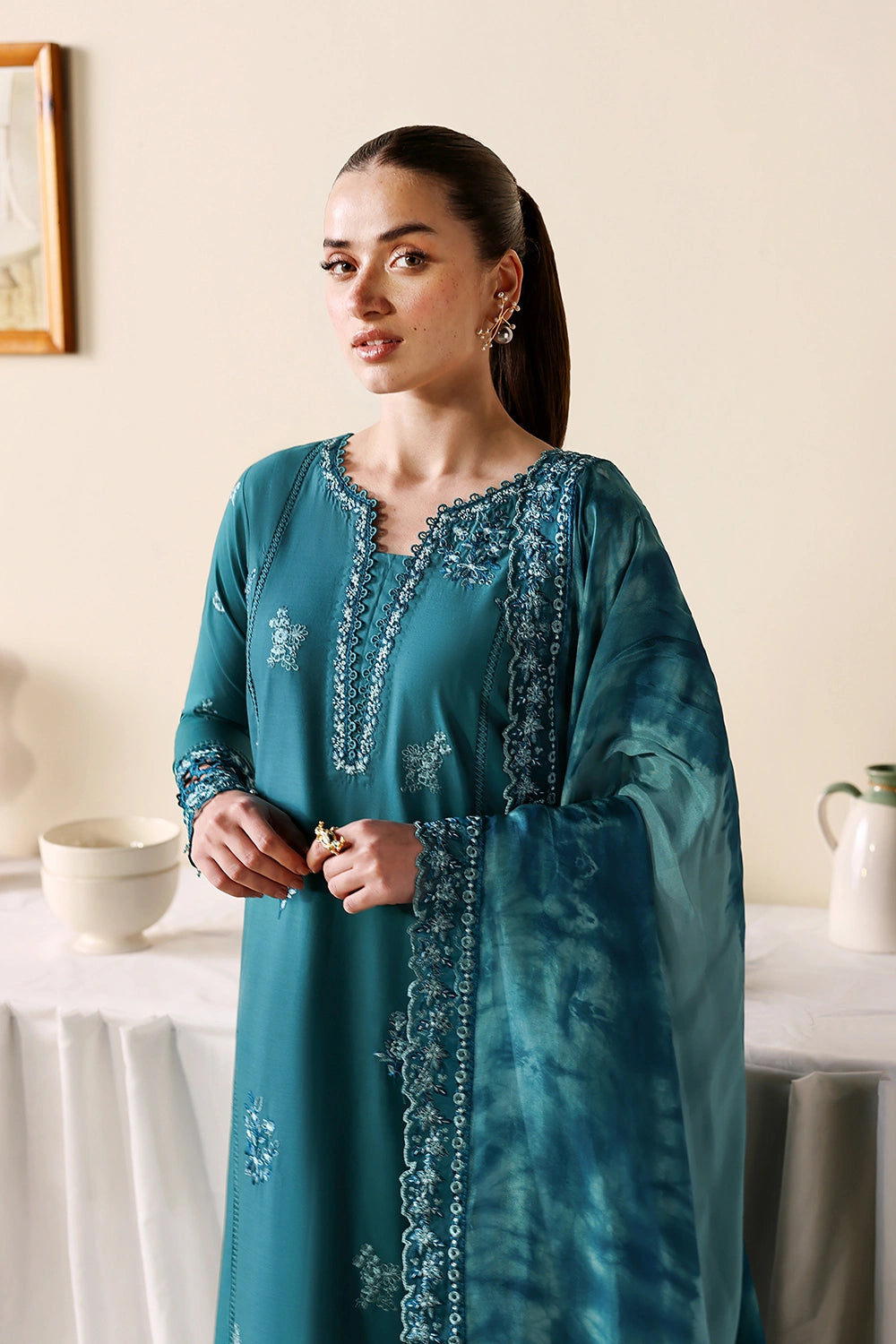 Azure | Luxury Lawn 26 | Sea Breeze by Azure - Designer Dress  - Type : Ladies Clothes - Available at Libayah - 100% Original 