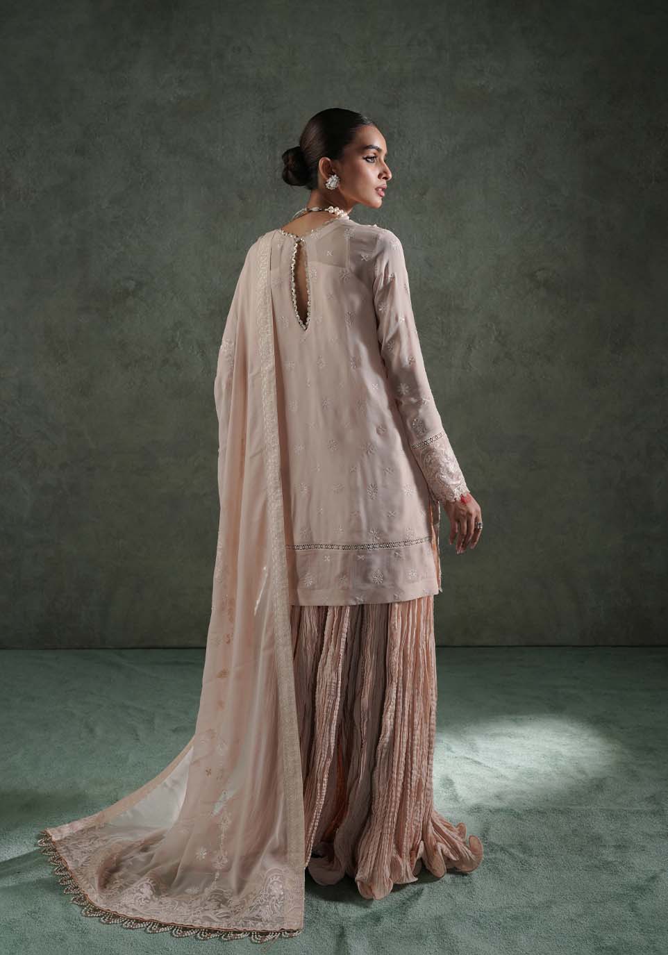 Zarqash | Lakhnawi Festive Chiffon 24 |  ZQL 008A HAIYA by Zarqash - Designer Dress - Type: Ladies Clothes - Available at Libayah - 100% Original