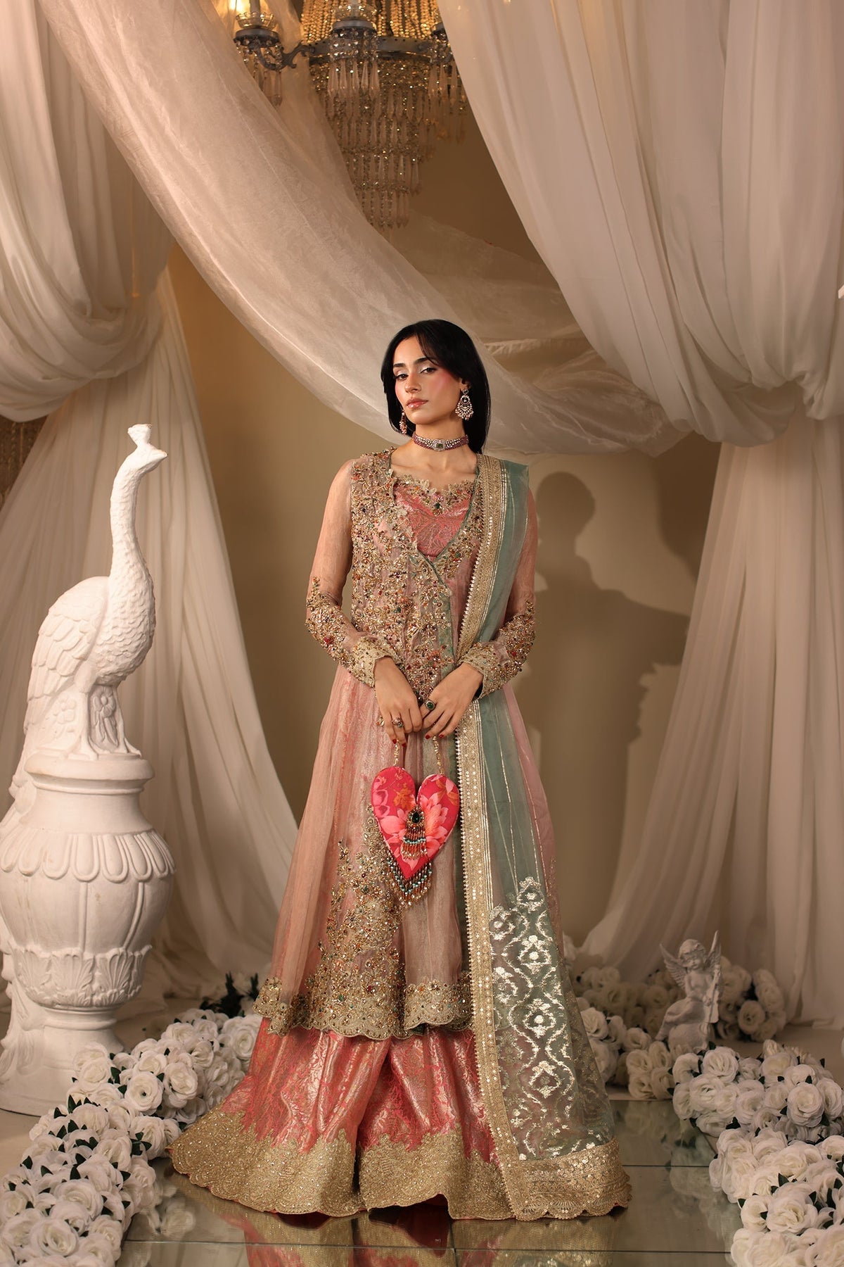 Musferah Saad | Casa Blance |Mughal Blossom by Musferah Saad - Designer Dress  - Type : Ladies Clothes - Available at Libayah - 100% Original 