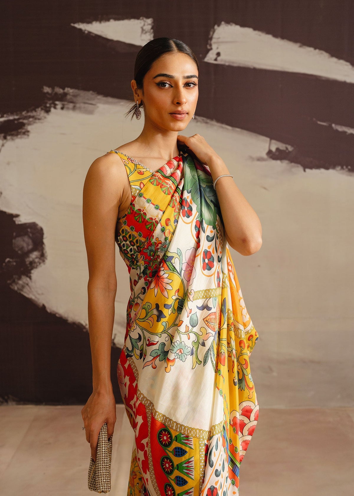 Mahgul | Eye of Cemal | Tangerine Dance by Mahgul - Designer Dress - Type: Ladies Clothes - Available at Libayah - 100% Original