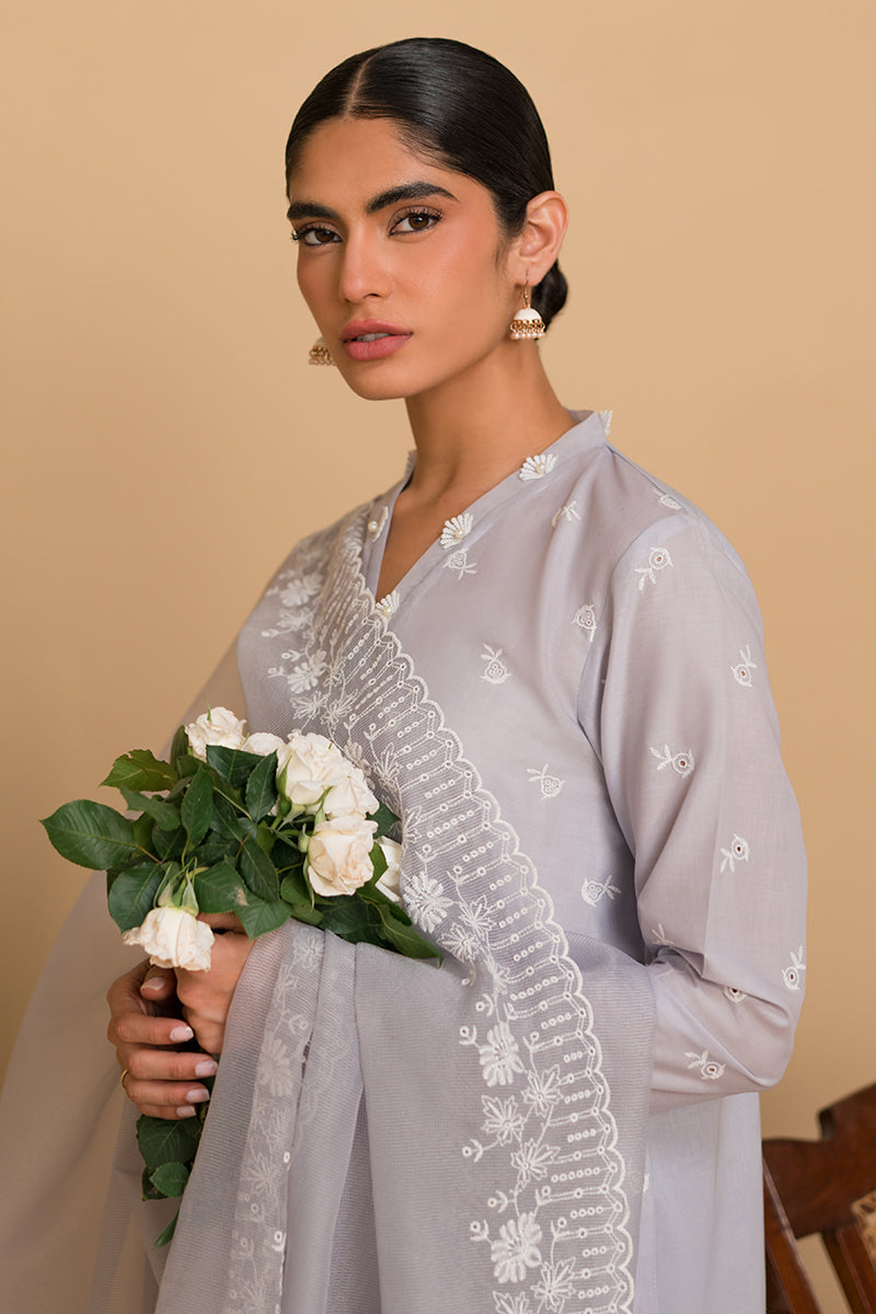 Cross Stitch | Chikankari Lawn Collection | P-05 by Cross Stitch - Designer Dress - Type: Ladies Clothes - Available at Libayah - 100% Original