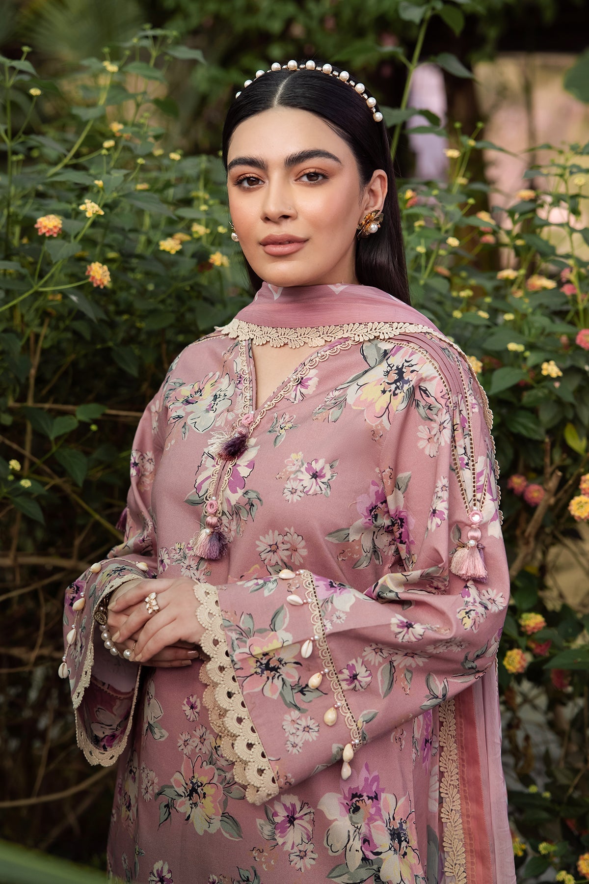 Alizeh | Sheen Lawn Prints 24 | CAMELIA by Alizeh - Designer Dress - Type: Ladies Clothes - Available at Libayah - 100% Original