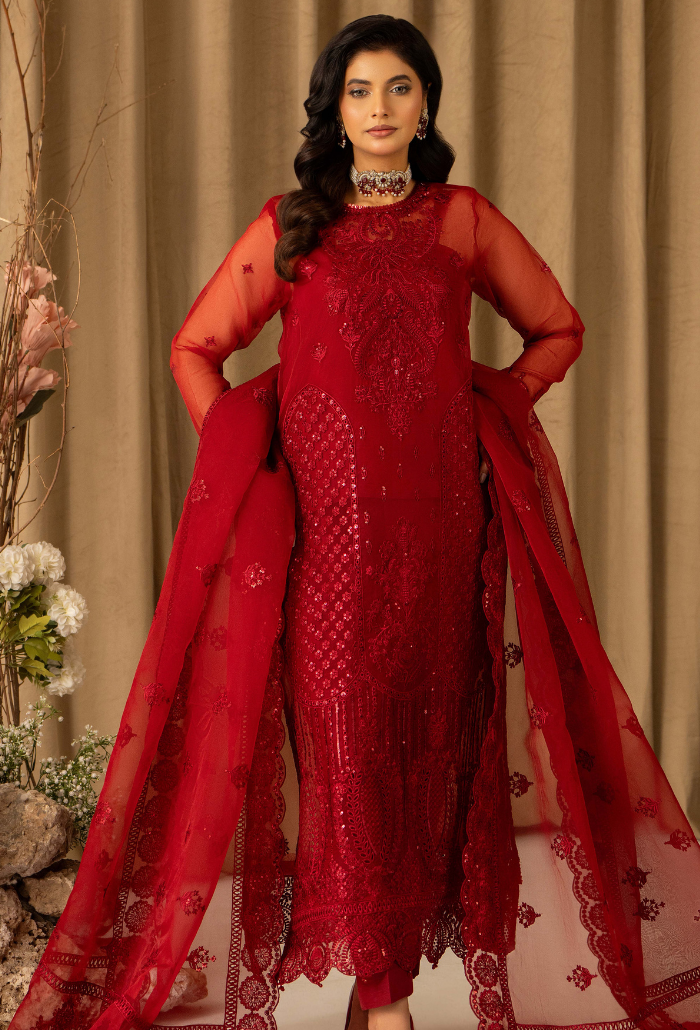 Humdum | Chiffon Collection | HOC - D13 by Humdum - Designer Dress - Type: Ladies Clothes - Available at Libayah - 100% Original