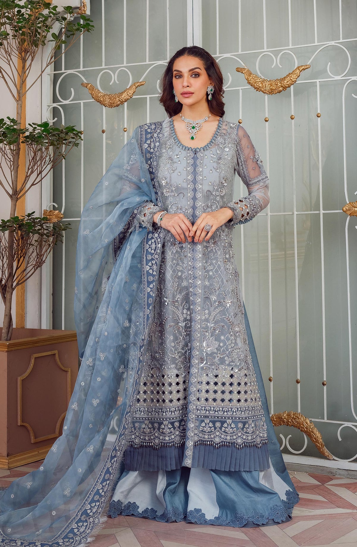 Mina Kashif | Luxury Pret | MK23-13-A/B by Mina Kashif - Designer Dress - Type: Formal - Available at Libayah - 100% Original