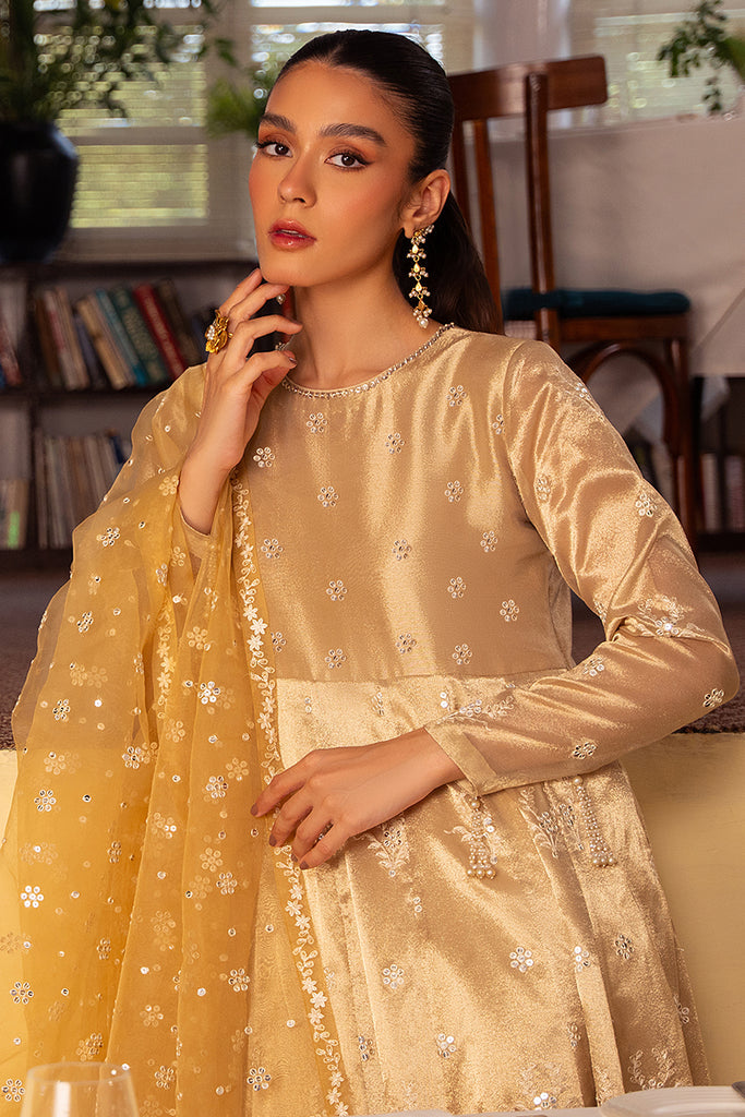 Cross Stitch | Luxury Pret | AMBER AURA by Cross Stitch - Designer Dress - Type: Luxury - Available at Libayah - 100% Original