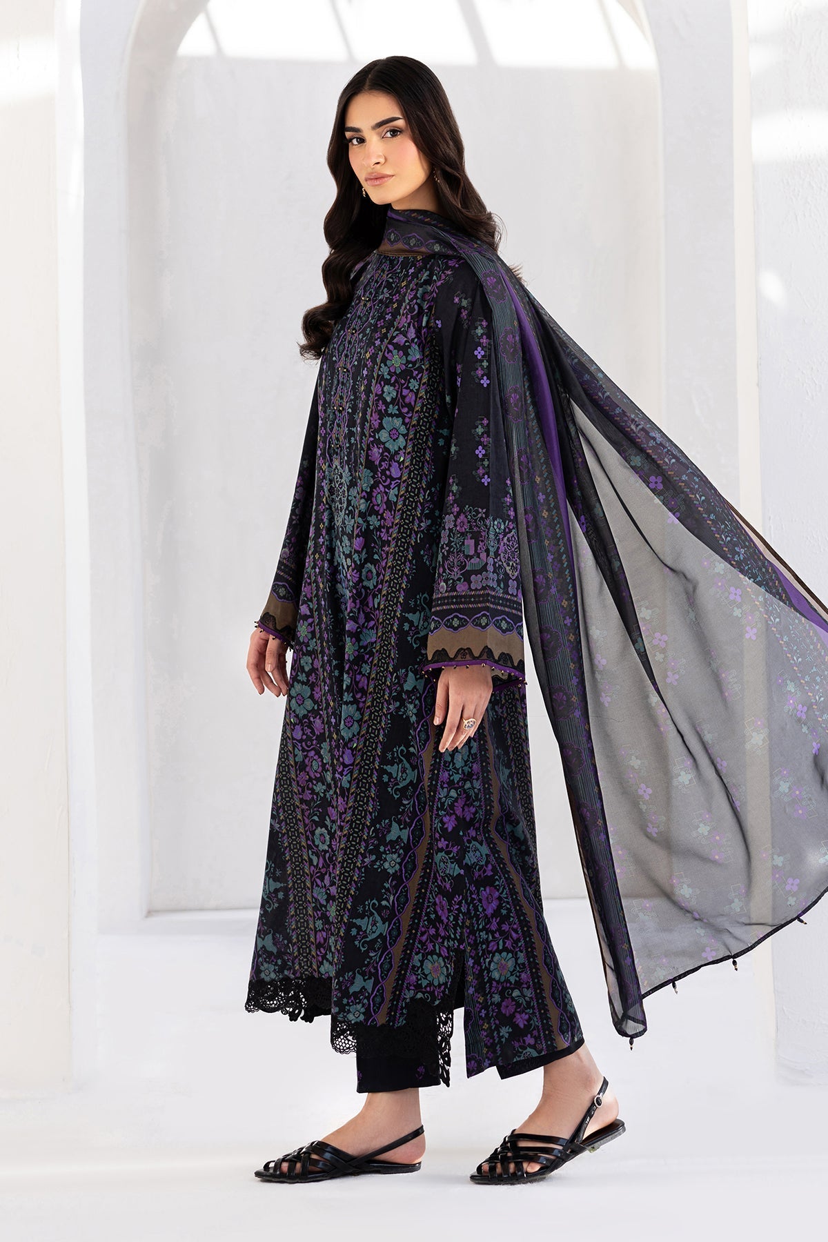 Baroque | Luxury Summer Pret | UF-4453 by Baroque - Designer Dress  - Type : Ladies Clothes - Available at Libayah - 100% Original 