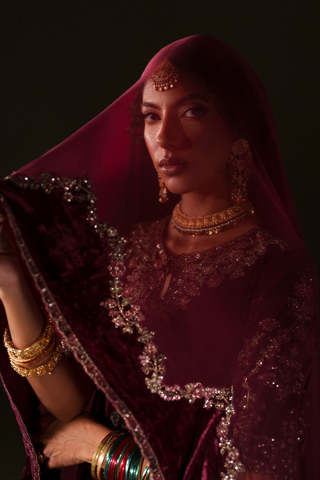 Iznik | Velvet 25 | IV-71 Embroidered Velvet by Iznik - Designer Dress - Type : Ladies Clothes - Available at Libayah - 100% Original 