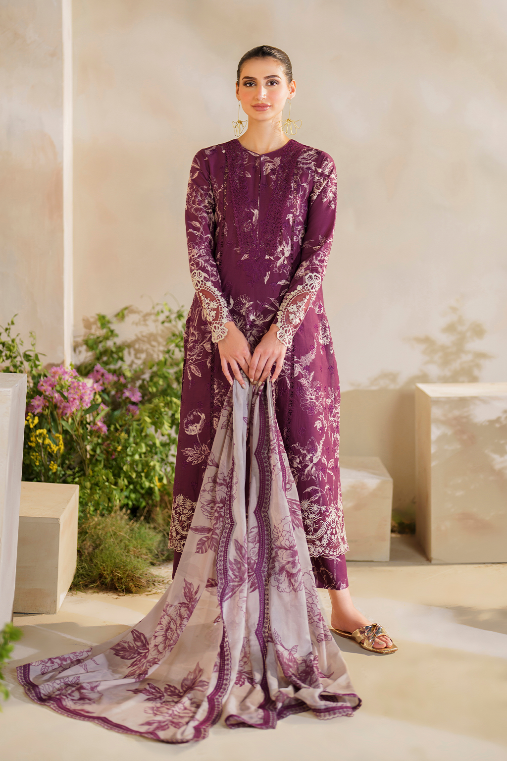 Iznik | Festive lawn 24 | SFL-04 by Iznik - Designer Dress - Type: Ladies Clothes - Available at Libayah - 100% Original