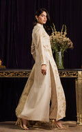 Threads and Motifs | Formal Dresses 25 | Chiffon Embroidered Jacket with Embroidered Trouser by Threads and Motifs - Designer Dress  - Type : Ladies Clothes - Available at Libayah - 100% Original 