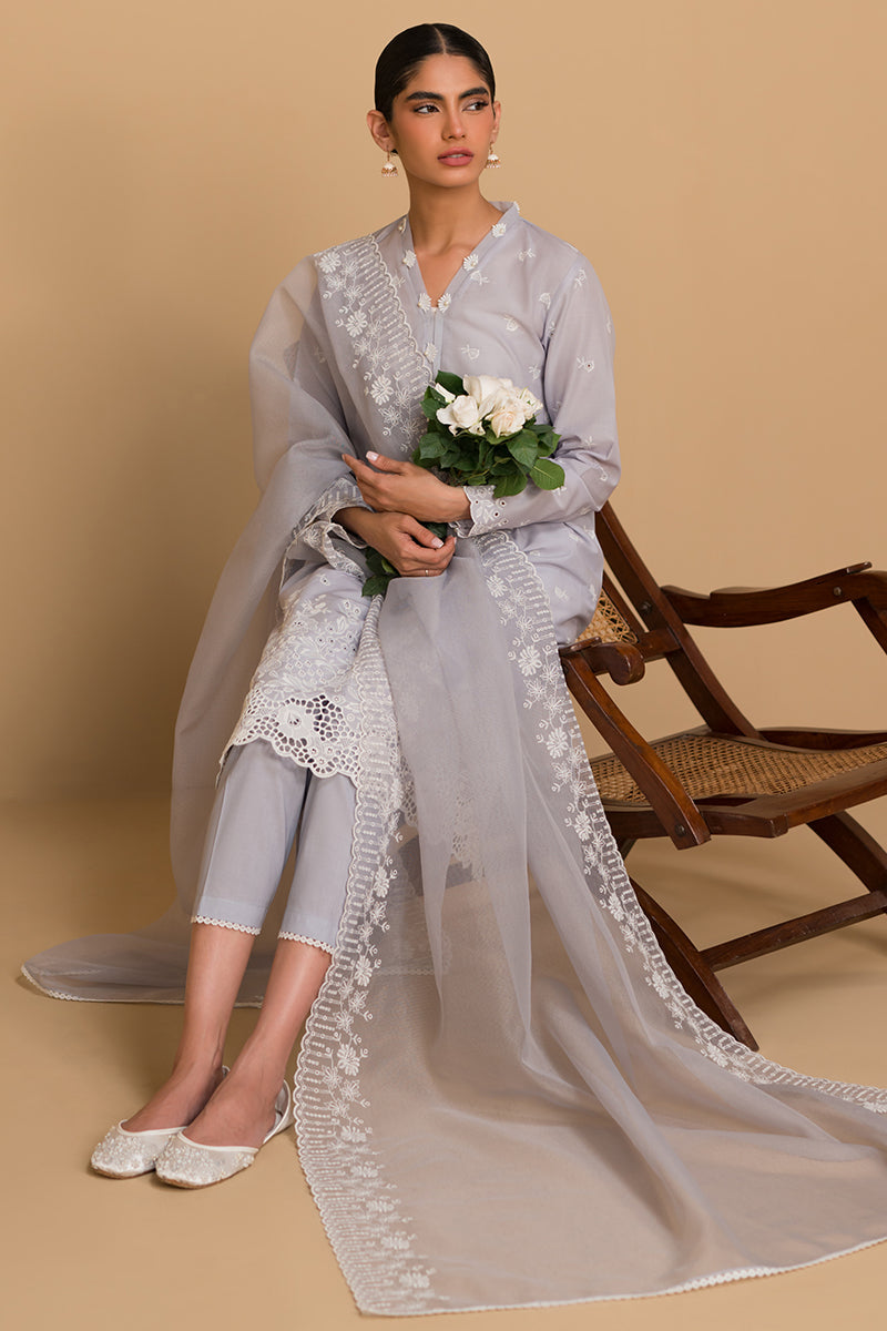 Cross Stitch | Chikankari Lawn Collection | P-05 by Cross Stitch - Designer Dress - Type: Ladies Clothes - Available at Libayah - 100% Original