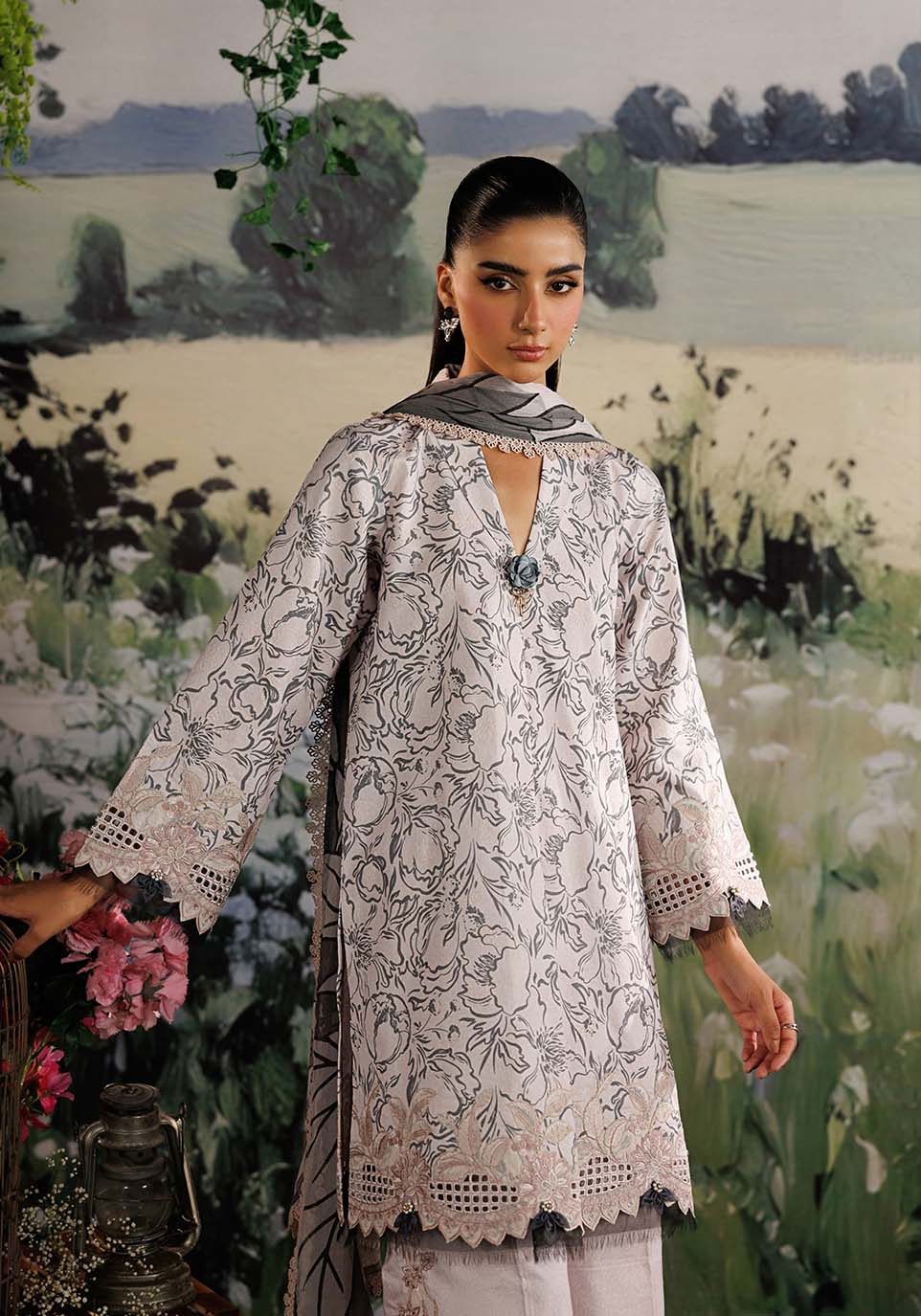 Zarqash | RimJhim The Moonsoon Edit 26 | GULMOHAR ZQ001 by Zarqash - Designer Dress  - Type : Ladies Clothes - Available at Libayah - 100% Original 
