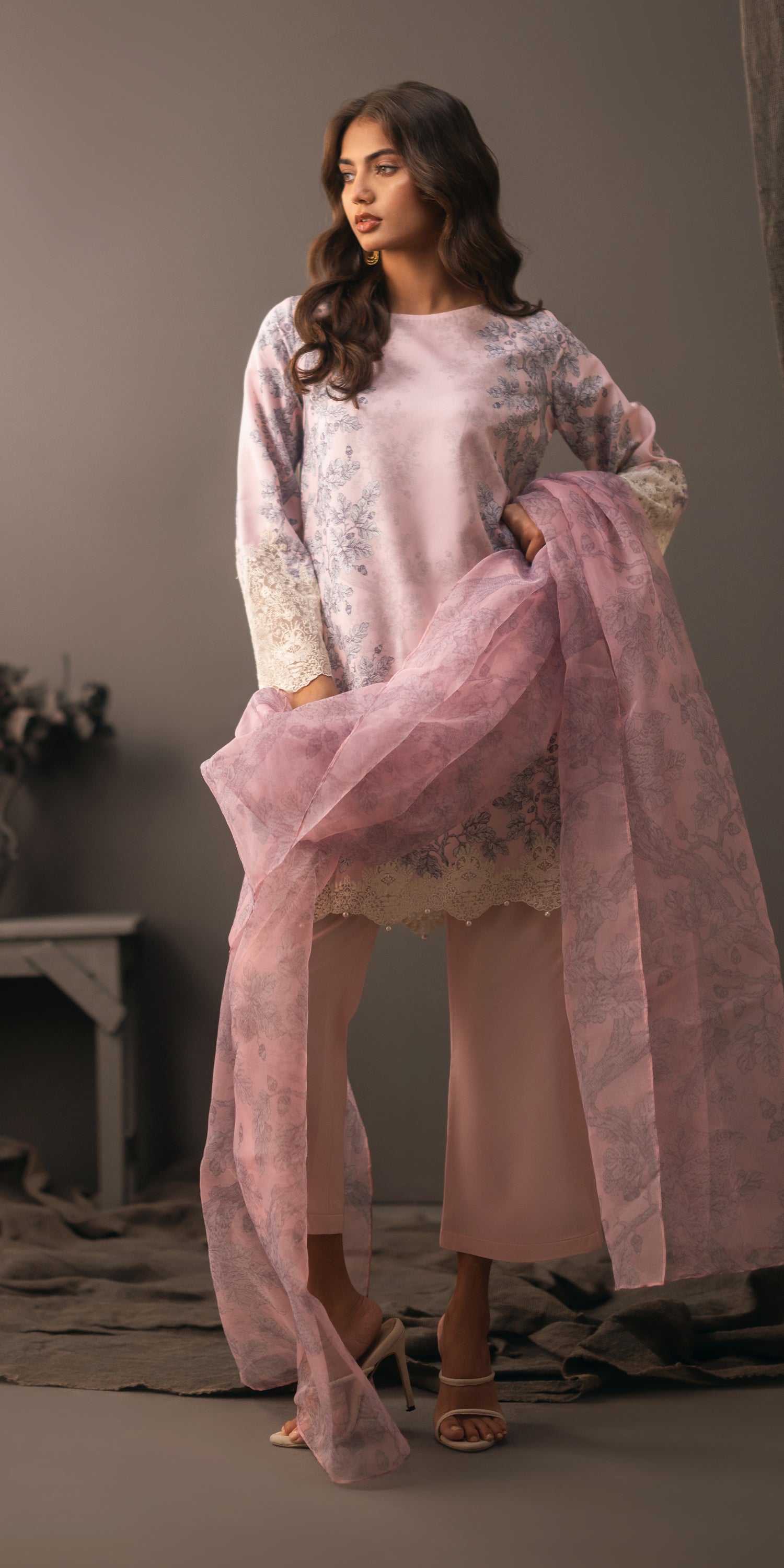 Erum Khan | Beyond Basic | GLOWING BEAT by Faiza Faisal - Designer Dress - Type: Ladies Clothes - Available at Libayah - 100% Original