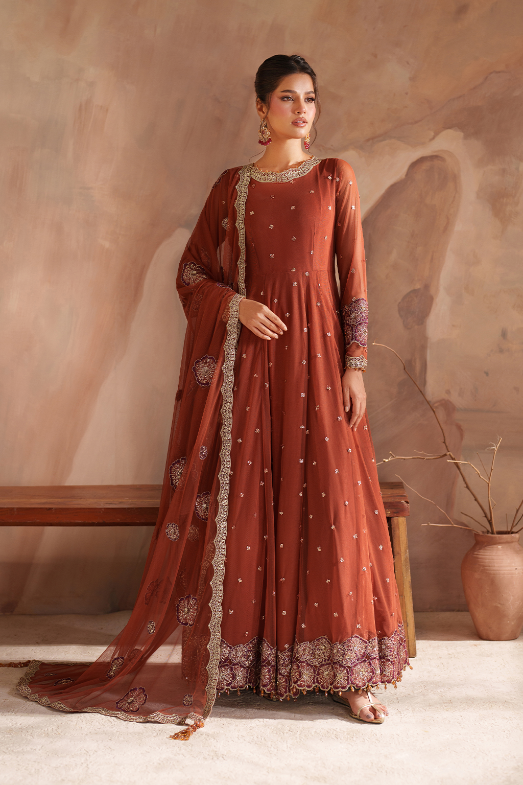 Iznik | Festive Formal |  CC-78 Embroidered Net by Iznik - Designer Dress  - Type : Ladies Clothes - Available at Libayah - 100% Original 
