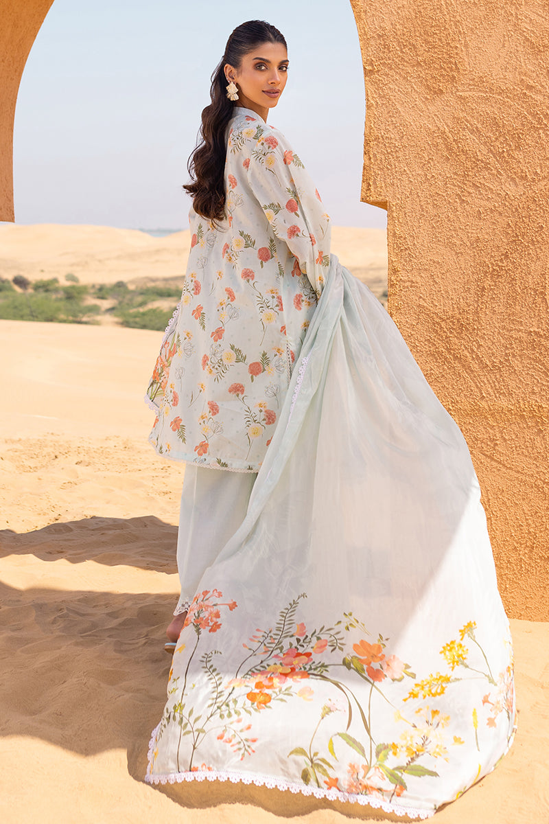 Cross Stitch | Eid Lawn 24 | AQUA GLAZE by Cross Stitch - Designer Dress - Type: Ladies Clothes - Available at Libayah - 100% Original