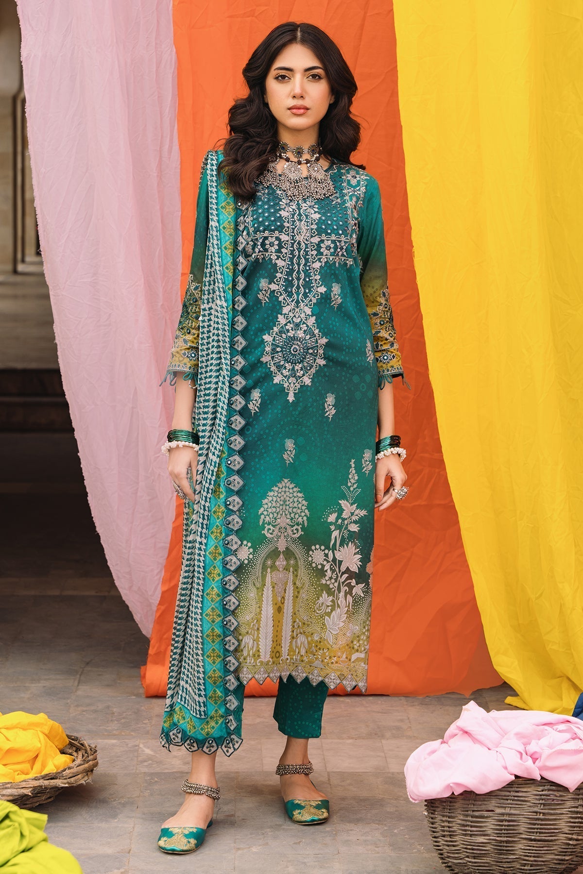 Charizma | Lawn Collection 24 | CH4-07 by Charizma - Designer Dress - Type: Casuals - Available at Libayah - 100% Original