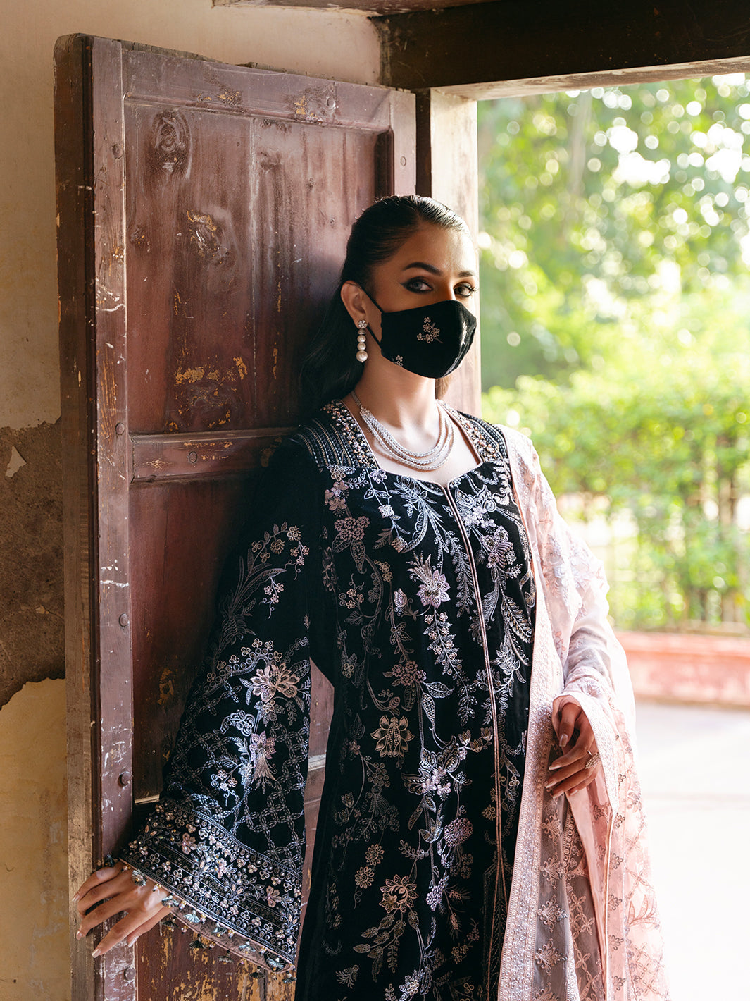 Flossie | Siara Velvet Formals | V-103 - B by Flossie - Designer Dress - Type: Ladies Clothes - Available at Libayah - 100% Original