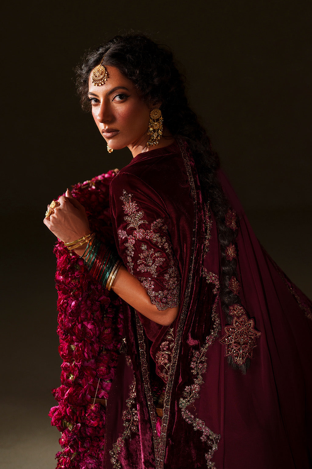 Iznik | Velvet 25 | IV-71 Embroidered Velvet by Iznik - Designer Dress - Type : Ladies Clothes - Available at Libayah - 100% Original 