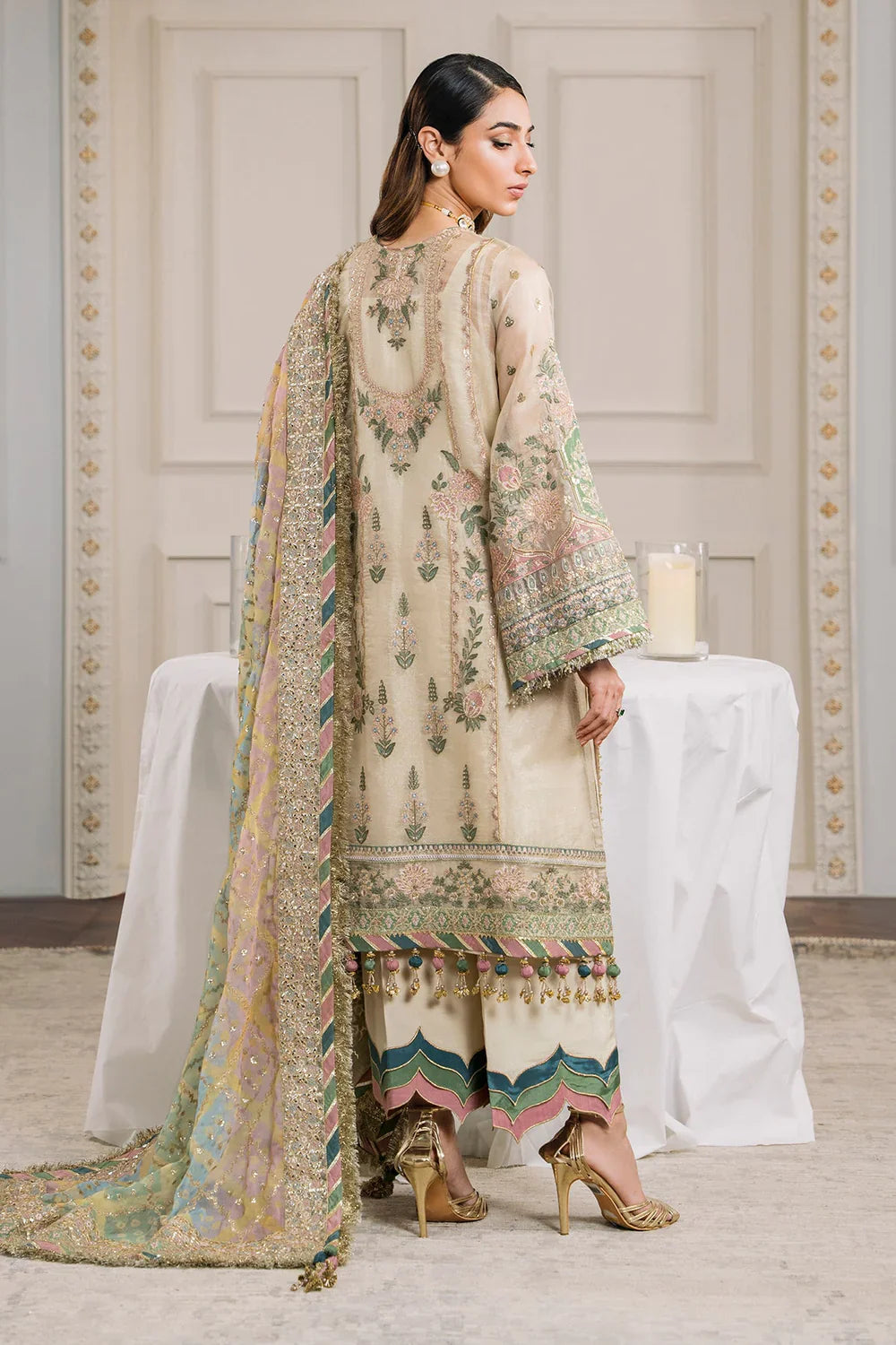 Baroque | Chantelle Embroidered Collection | CH12-04 by Baroque - Designer Dress - Type: Ladies Clothes - Available at Libayah - 100% Original
