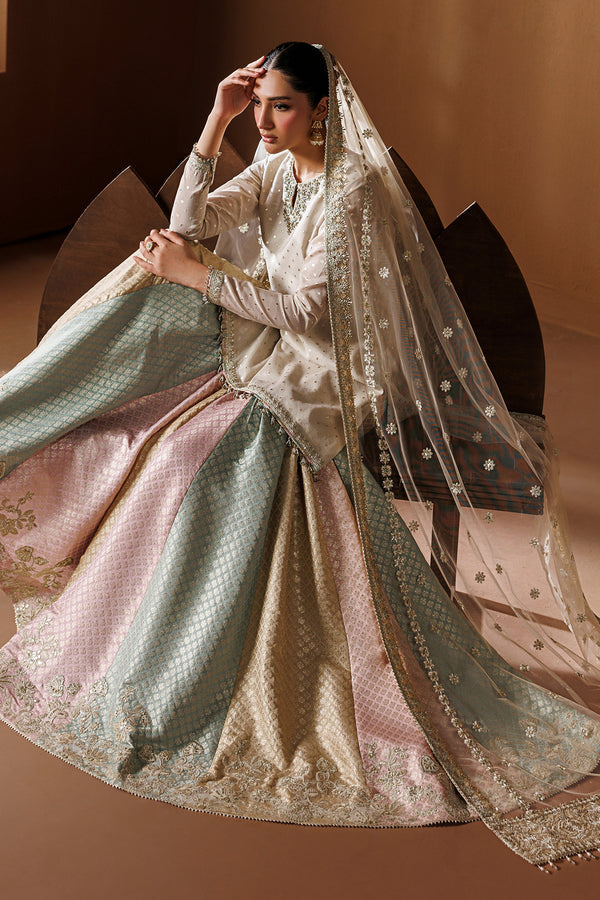 Baroque | Formals Collection | EMBROIDERED ZARRI CHIFFON UF-4435 by Baroque - Designer Dress  - Type : Ladies Clothes - Available at Libayah - 100% Original 