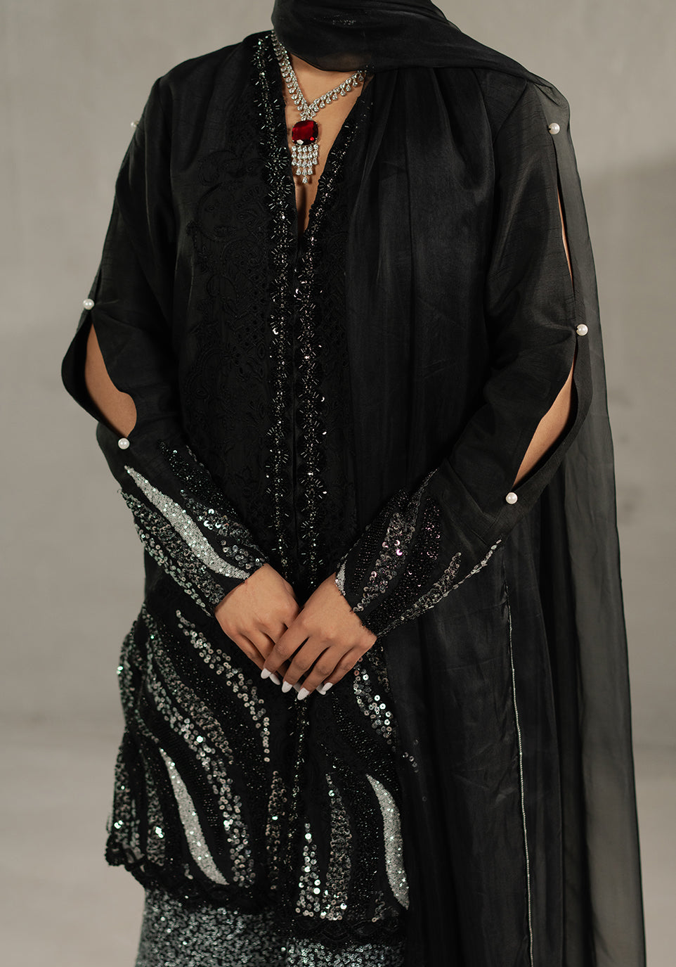 Zarqash | Silk Edit | ZQS 022 LEILA by Zarqash - Designer Dress - Type: Ladies Clothes - Available at Libayah - 100% Original