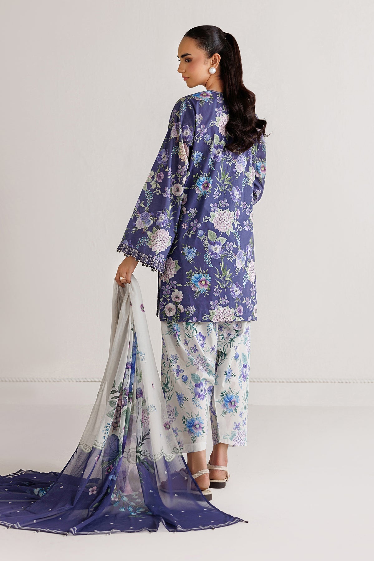 Baroque | Luxury Summer Pret |  UF-4496 by Baroque - Designer Dress  - Type : Ladies Clothes - Available at Libayah - 100% Original 