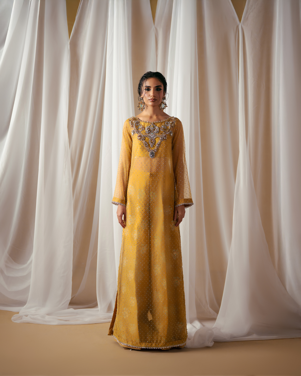 Vasal | Zyra Luxe Pret 26 | Golden Dusk by Vasal - Designer Dress  - Type : Ladies Clothes - Available at Libayah - 100% Original 