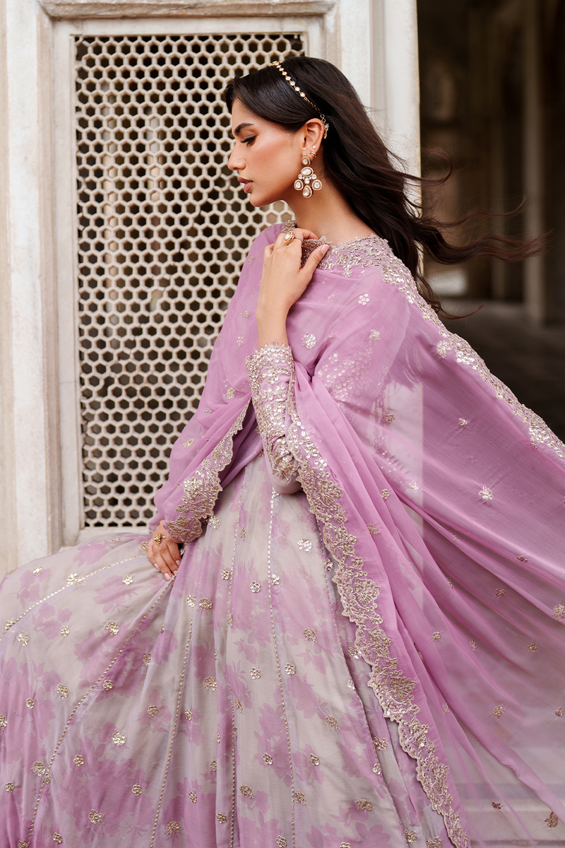 Iznik | Festive Formal | UE-555 Printed Chiffon by Iznik - Designer Dress  - Type : Ladies Clothes - Available at Libayah - 100% Original 