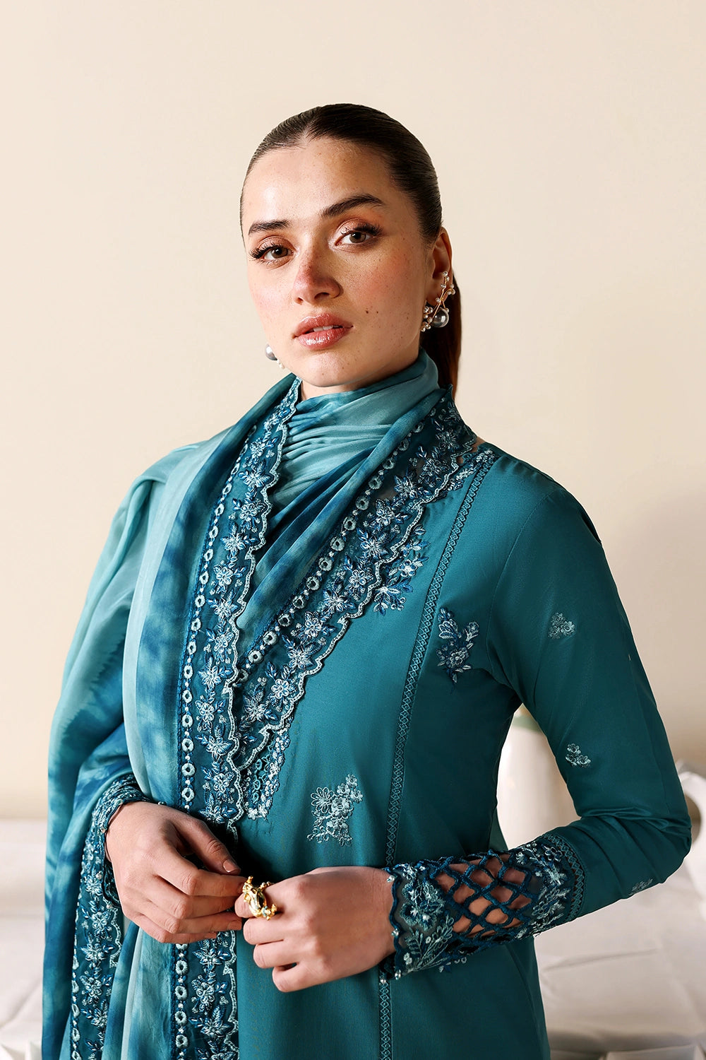 Azure | Luxury Lawn 26 | Sea Breeze by Azure - Designer Dress  - Type : Ladies Clothes - Available at Libayah - 100% Original 