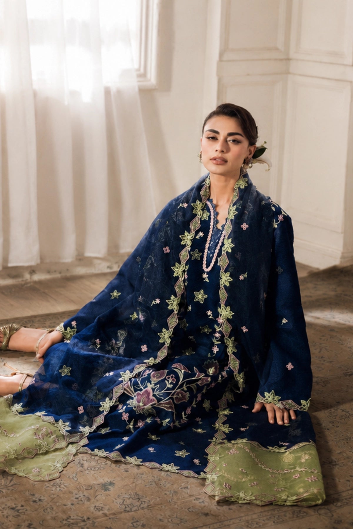 Rangrasiya | Lumeire Silk |Azul by Rangrasiya - Designer Dress  - Type : Ladies Clothes - Available at Libayah - 100% Original 