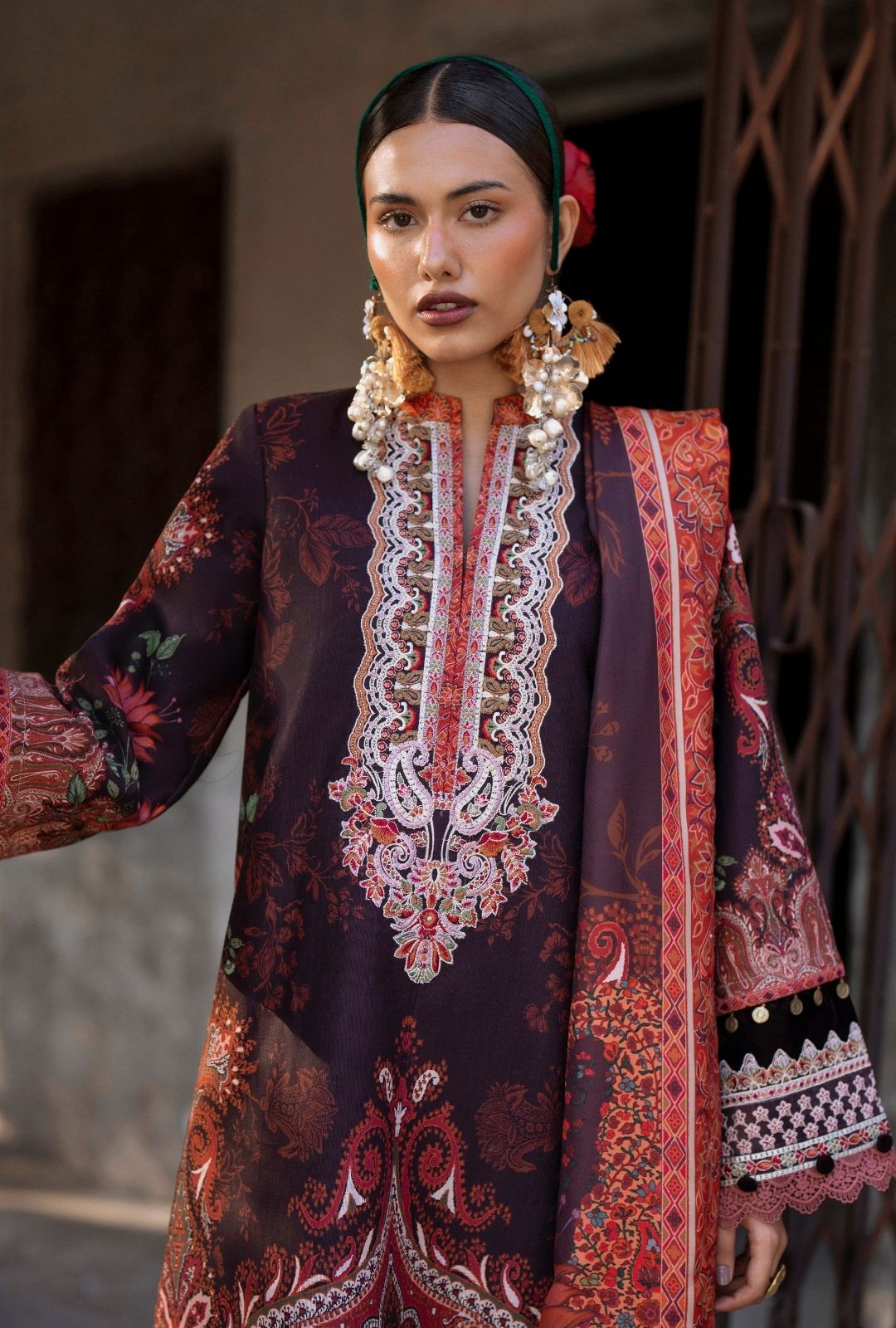 AJR Couture | Sard Sham | Naqsh by AJR Couture - Designer Dress - Type : Ladies Clothes - Available at Libayah - 100% Original 