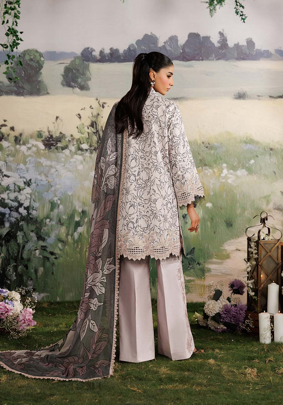 Zarqash | RimJhim The Moonsoon Edit 26 | GULMOHAR ZQ001 by Zarqash - Designer Dress  - Type : Ladies Clothes - Available at Libayah - 100% Original 