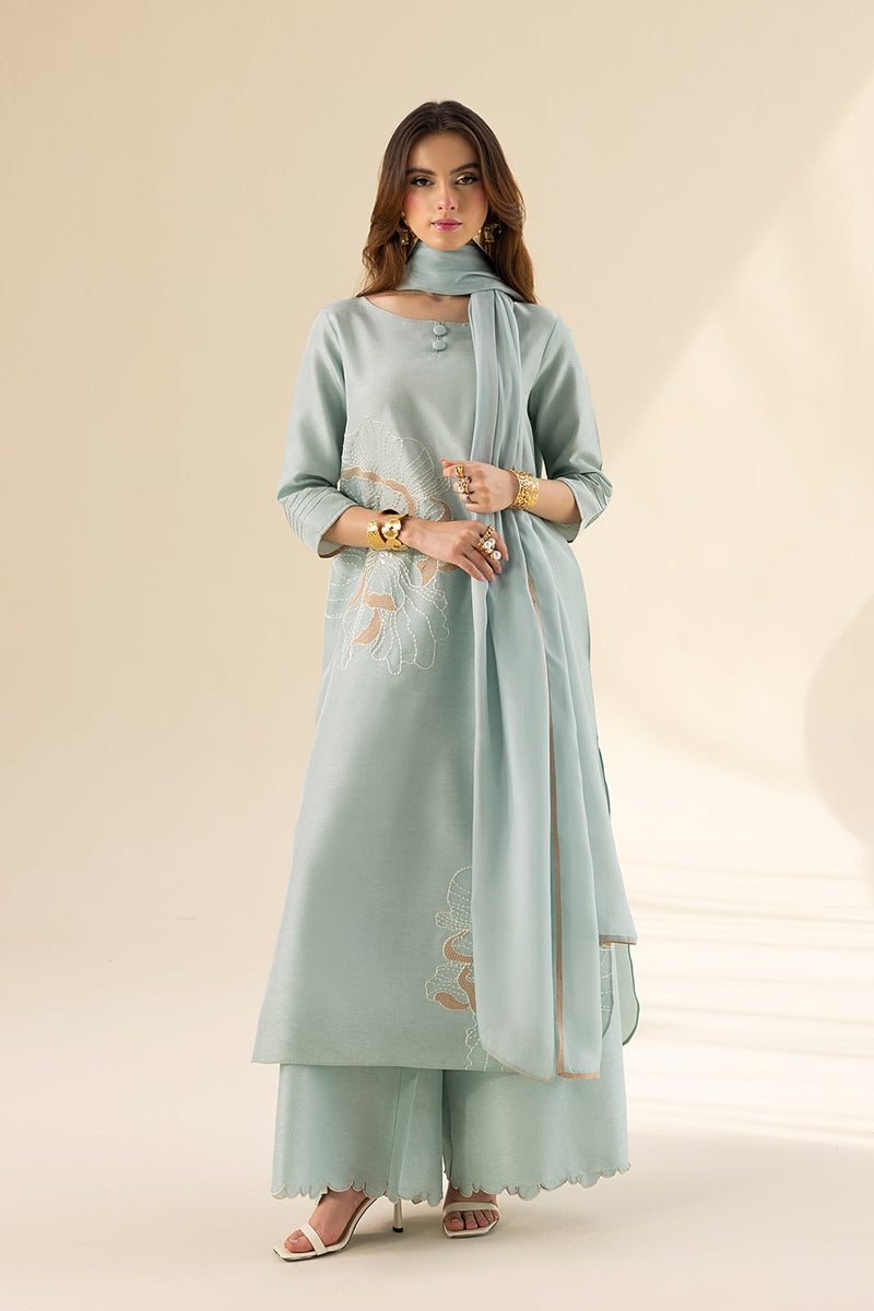 Erum Khan | Lillia Summer Edit | Aqua Breeze by Erum Khan - Designer Dress - Type: Ladies Clothes - Available at Libayah - 100% Original