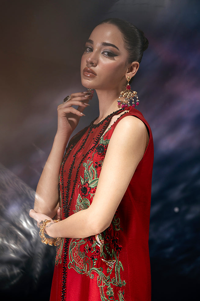 Fozia Khalid | Stardust Luxe | Fiore by Fozia Khalid - Designer Dress - Type: Ladies Clothes - Available at Libayah - 100% Original