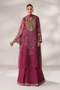 Baroque | Formals Collection | EMBROIDERED CHIFFON UF-4390 by Baroque - Designer Dress  - Type : Ladies Clothes - Available at Libayah - 100% Original 