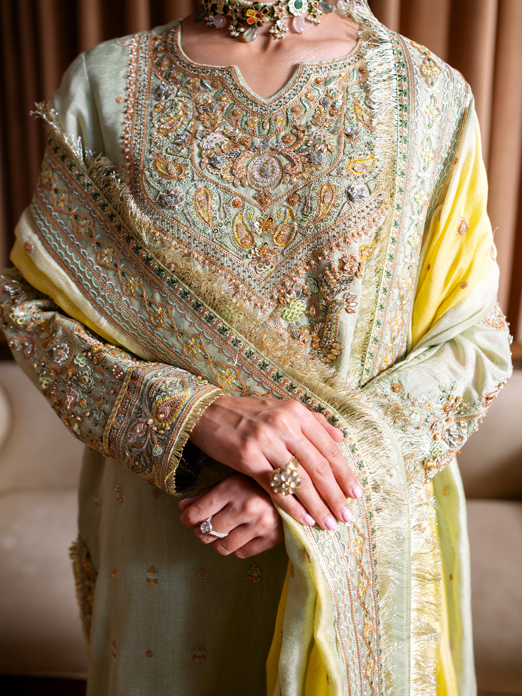 Faiza Faisal | Rema Wedding Formals 24 | Sehr by Faiza Faisal - Designer Dress  - Type : Ladies Clothes - Available at Libayah - 100% Original 