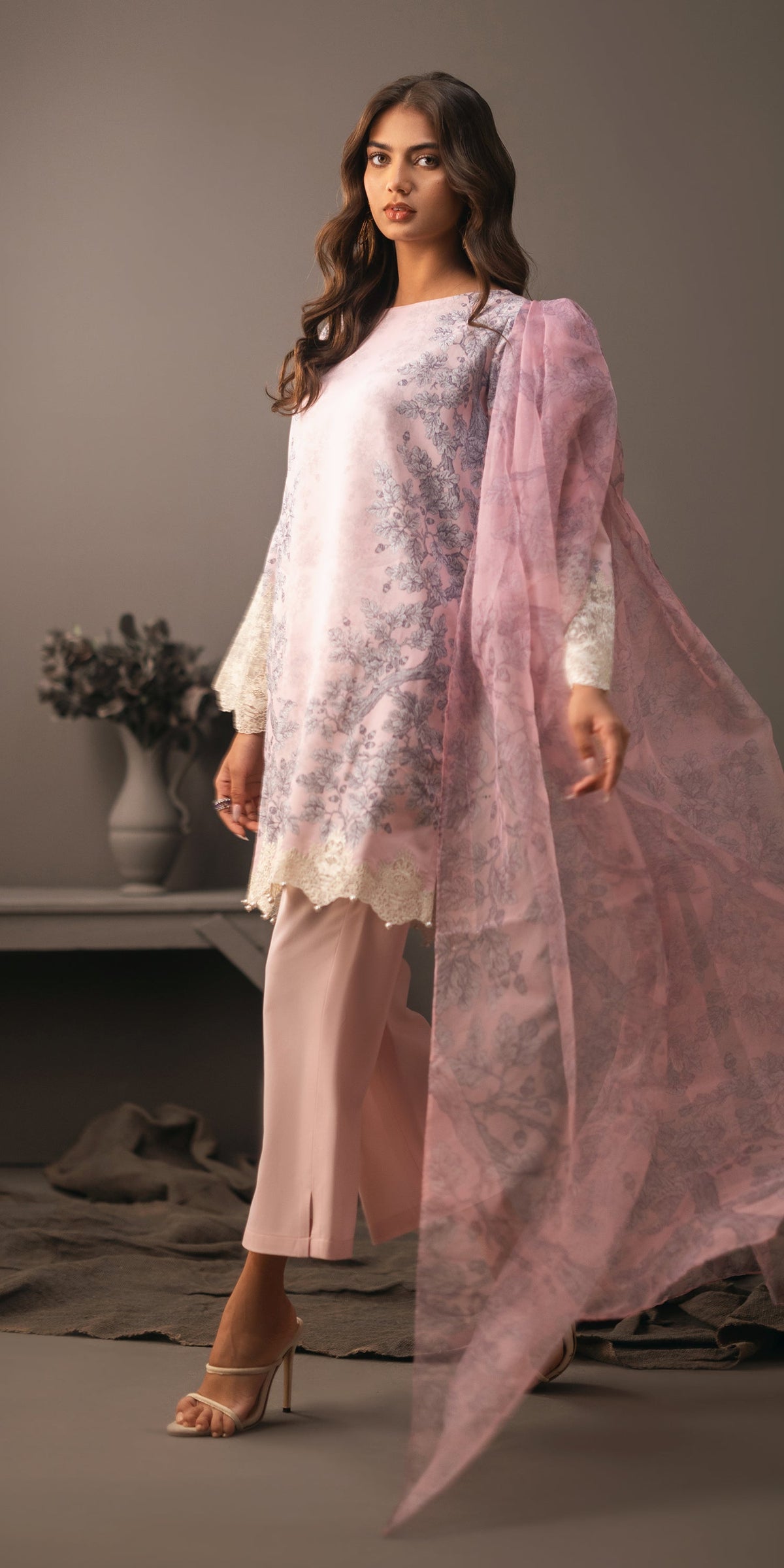 Erum Khan | Beyond Basic | GLOWING BEAT by Faiza Faisal - Designer Dress - Type: Ladies Clothes - Available at Libayah - 100% Original