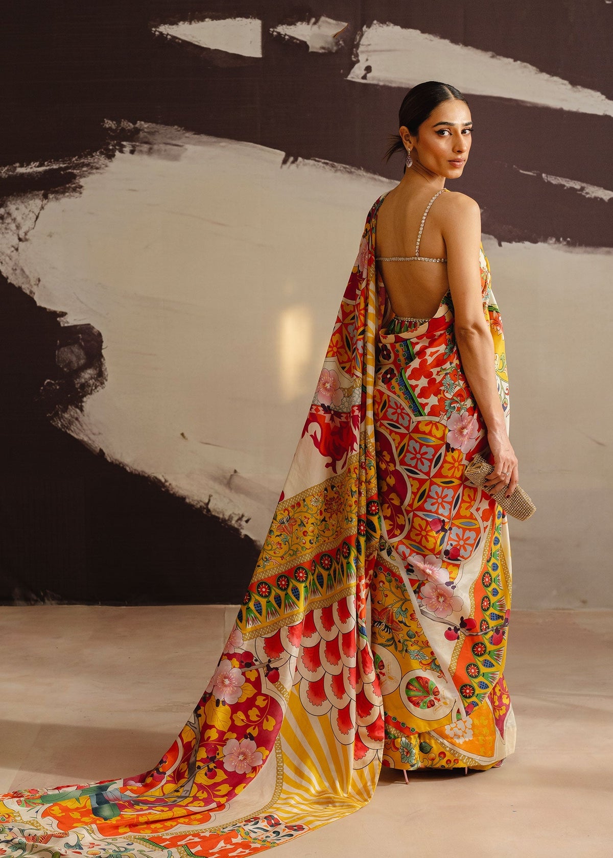 Mahgul | Eye of Cemal | Tangerine Dance by Mahgul - Designer Dress - Type: Ladies Clothes - Available at Libayah - 100% Original