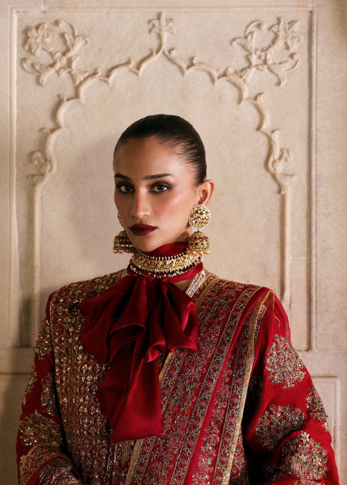 Hussain Rehar | Luxury Pret AW 25 | Crimselle by Hussain Rehar - Designer Dress  - Type : Ladies Clothes - Available at Libayah - 100% Original 