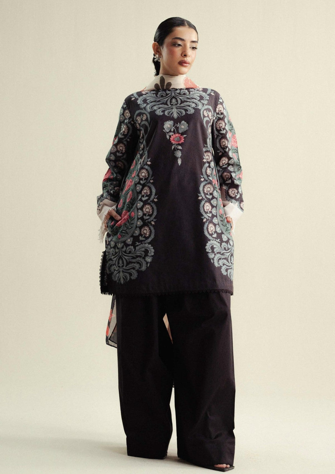 Zara Shahjahan | Coco Prints 25 | Sol-9B by Zara Shahjahan - Designer Dress  - Type : Ladies Clothes - Available at Libayah - 100% Original 