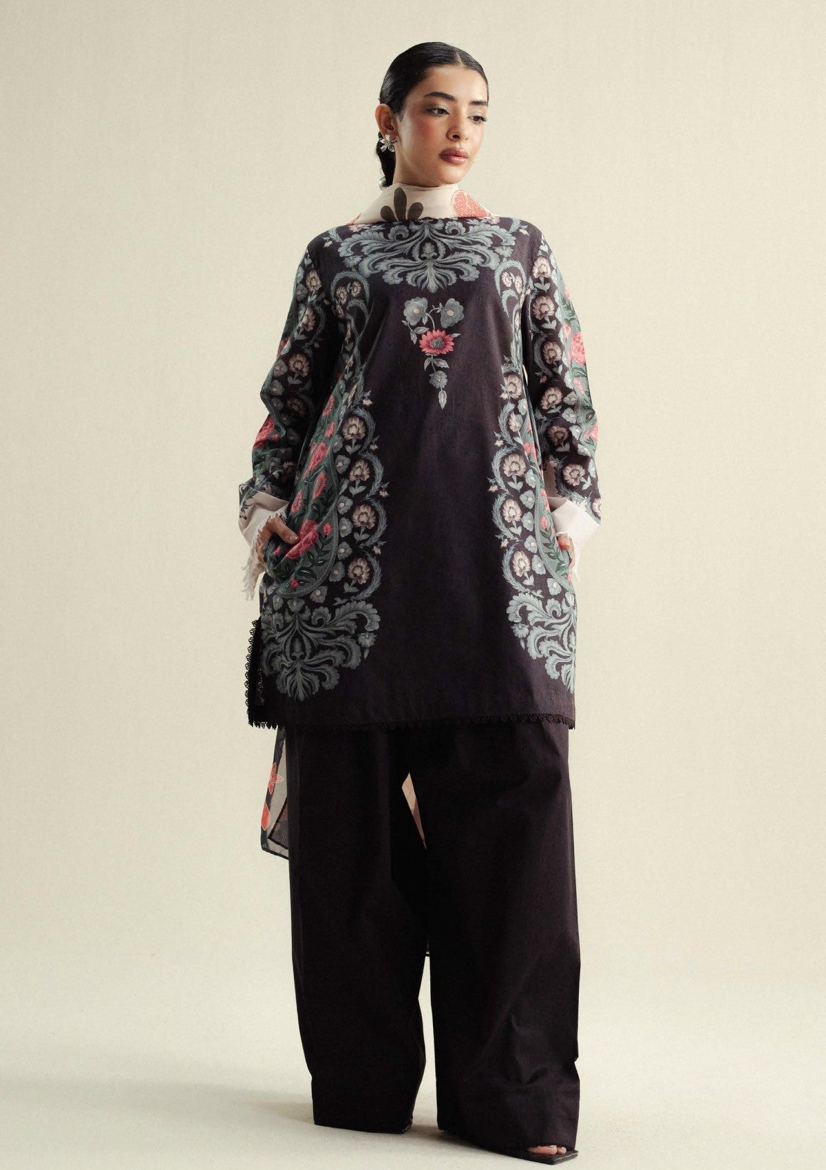 Zara Shahjahan | Coco Prints 25 | Sol-9B by Zara Shahjahan - Designer Dress  - Type : Ladies Clothes - Available at Libayah - 100% Original 